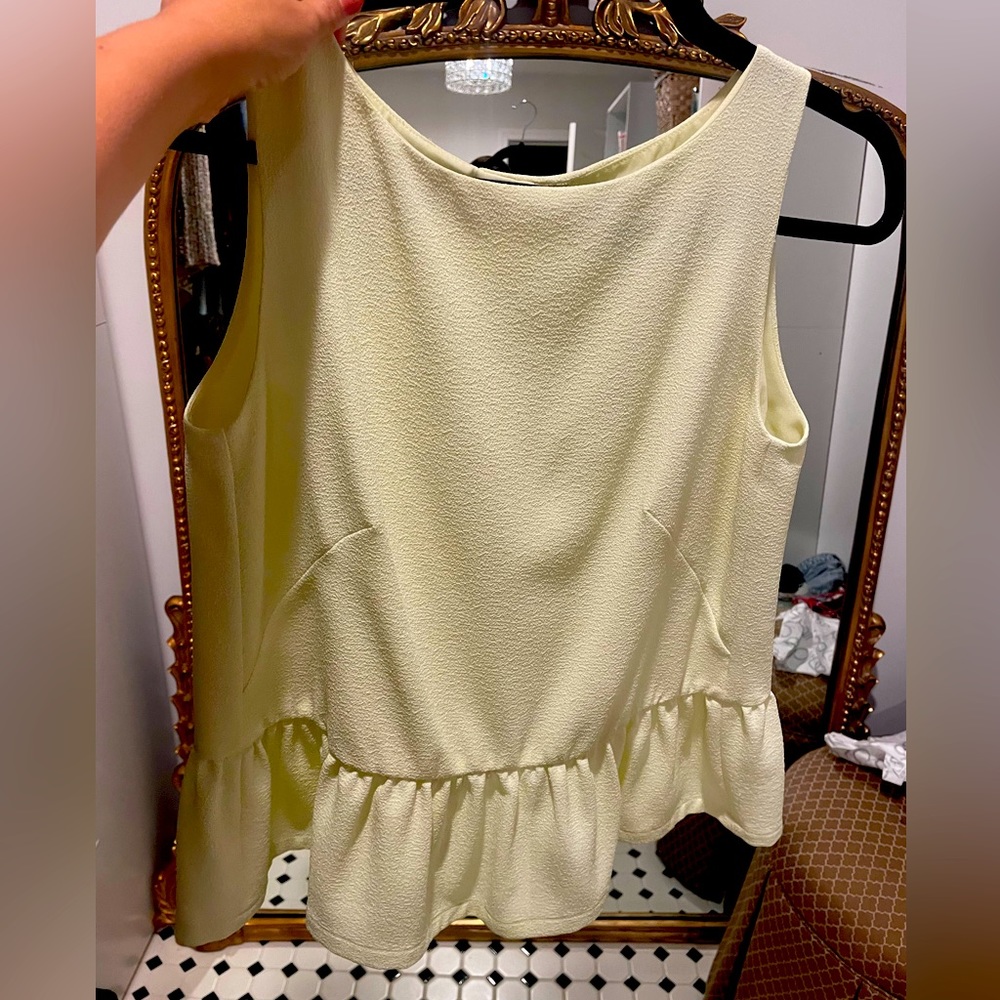 French connection - peplin top- size 4